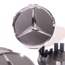 Originele Mercedes-Benz naafdoppen 75 mm tremolietgrijs | A00040027009130-B