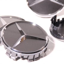 Originele Mercedes-Benz naafdoppen 75 mm tremolietgrijs | A00040027009130-B