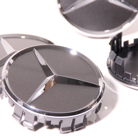 Originele Mercedes-Benz naafdoppen 75 mm tremolietgrijs | A00040027009130-B