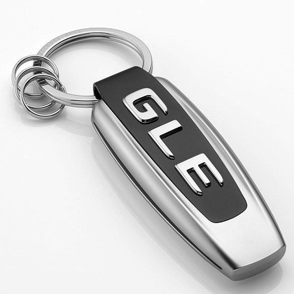Schlüsselanhänger Typo GLE-Klasse silber/schwarz Mercedes-Benz Collection
