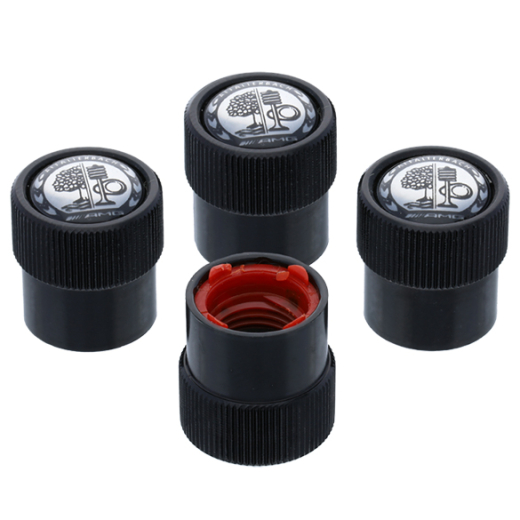 Set originale AMG cappucci valvola neri 4 pezzi | B66472004