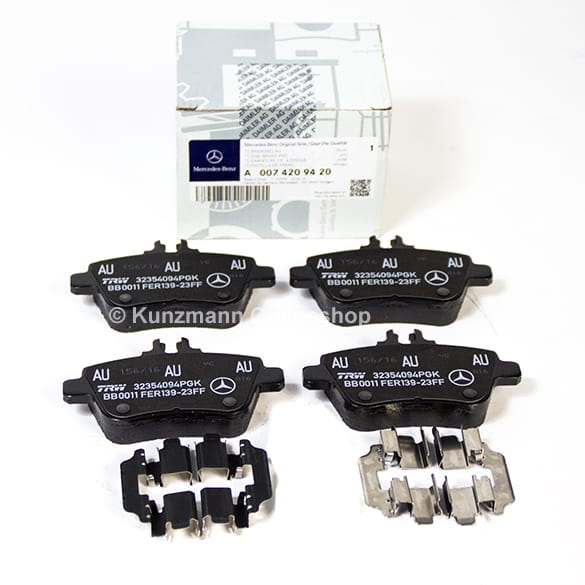 Remblokken achteras | B-Klasse W246 | Origineel Mercedes-Benz