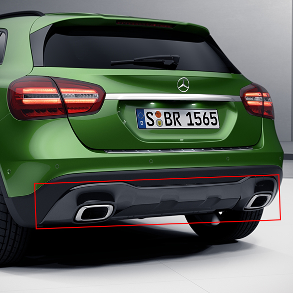 Urban achterdiffusor GLA Facelift X156 nainbouwset Origineel Mercedes-Benz