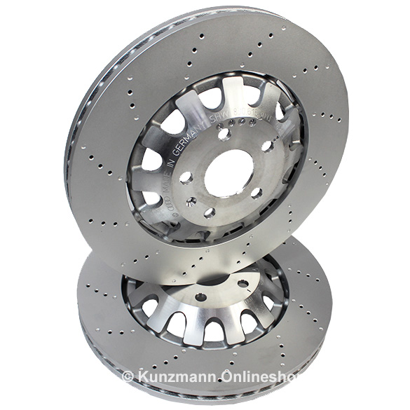 Originele Audi TTRS | remschijven set | voorzijde | 8J0615301K