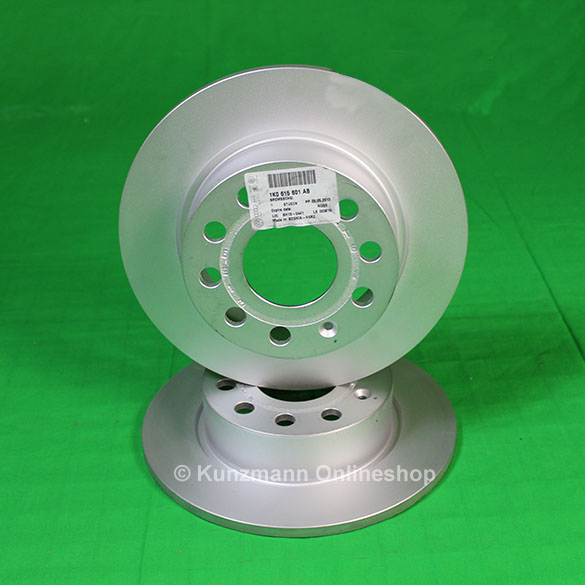 Originele Volkswagen remschijf achterzijde 1K0615601AB