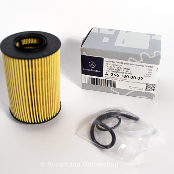 Originele Mercedes-Benz oliefilter oliefilterelement A266180 | A2661800009