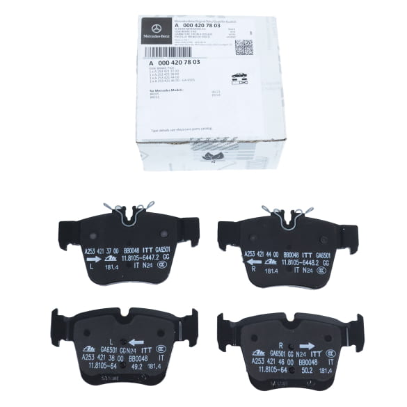 C 43 AMG 4M remblokken achteras C-Klasse Limousine W205 origineel Mercedes-Benz