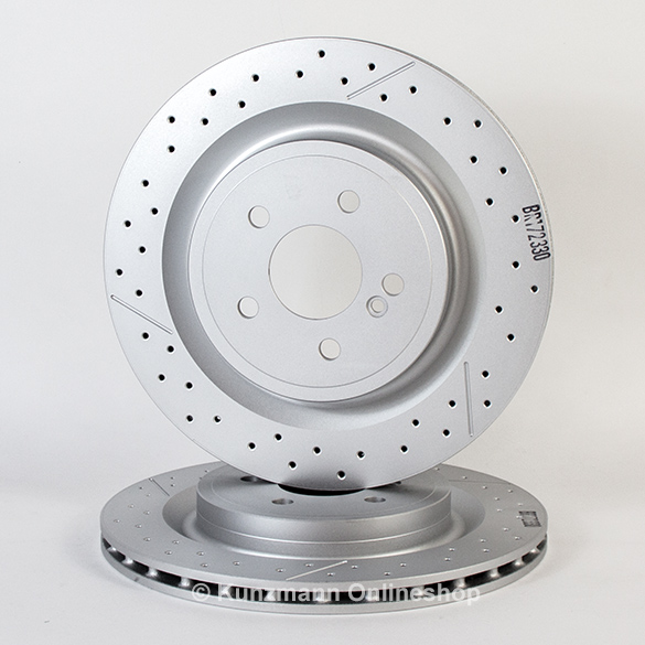 Set remschijven achterzijde CLA 45 AMG W117 origineel Mercedes-Benz