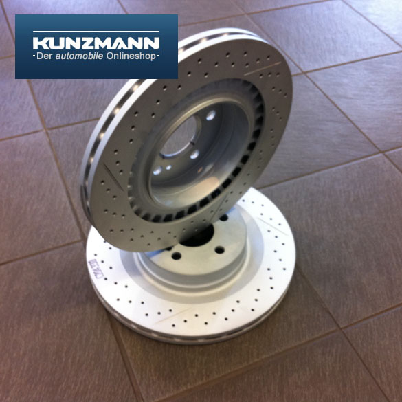 Originele Mercedes remschijven set achter CLS 63 AMG C218 | A2124230412