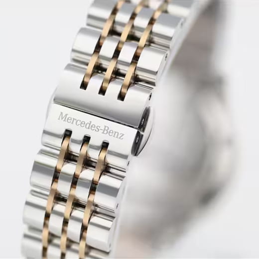 Orologio da polso da donna Classic Elegance oro rosa argento Original Mercedes-Benz | B66041753