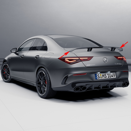 becquet arrière CLA 45 AMG Aero noir Coupé C118 Mercedes-Benz | CLA-aero-plus-spoiler