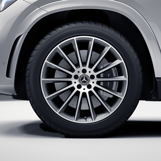 Jantes AMG 21 pouces GLE V167 à branches multiples gris Original Mercedes-Benz | A1674013400/3500-7X21-V167