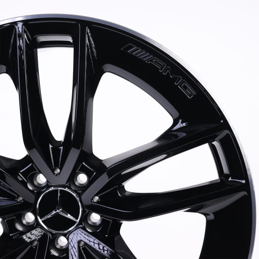 Jeu de jantes AMG 22 pouces GLE 167 noir à 5 doubles branches Original Mercedes-AMG | A16740136/3700-7X72
