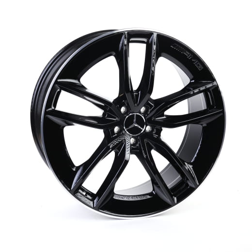 Jeu de jantes AMG 22 pouces GLE 167 noir à 5 doubles branches Original Mercedes-AMG | A16740136/3700-7X72