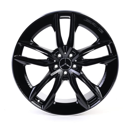 Jeu de jantes AMG 22 pouces GLE 167 noir à 5 doubles branches Original Mercedes-AMG | A16740136/3700-7X72