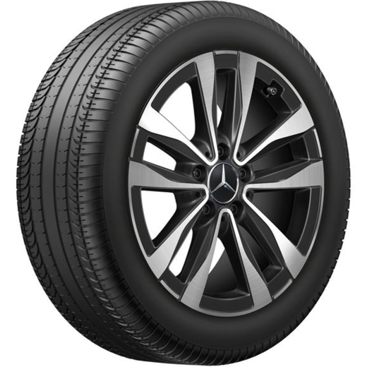 Jantes originales Mercedes-Benz 17 pouces Classe C 206 noir | A2064016000-7X23