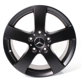 Jeu de jantes 18 pouces Classe G W463A à 5 branches noir mat d’origine Mercedes-Benz