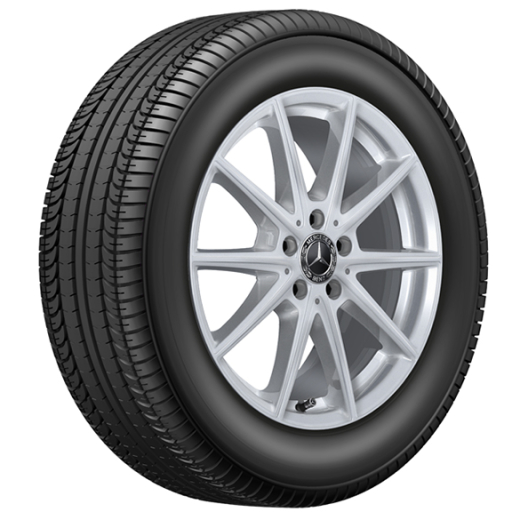 Set de jantes GLE V167 5 doubles branches 18 pouces Original Mercedes-Benz | A1674010000-7X45