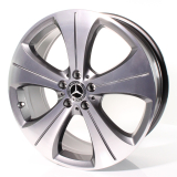 Jeu de jantes 20 pouces GLA H247 à 5 branches tremolit-metallic Mercedes-Benz
