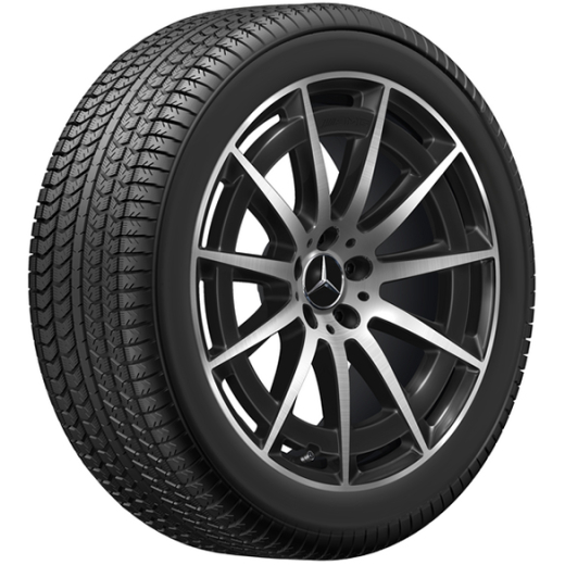 Jantes AMG 20 pouces EQC N293 noir à branches multiples Original | A29340108/0900-7X23