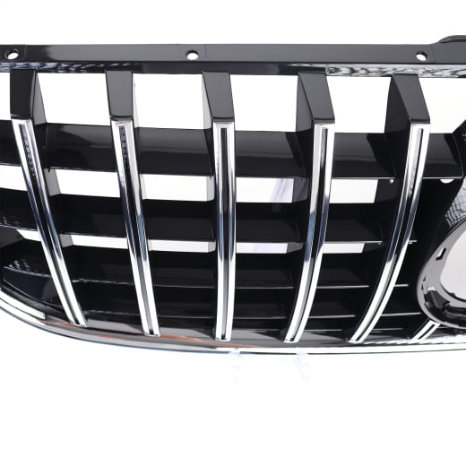 Griglia Panamericana V-Klasse W447 MoPf 1 cromata nera CHROMETEC | V-447-PA-KG-FL-AMG