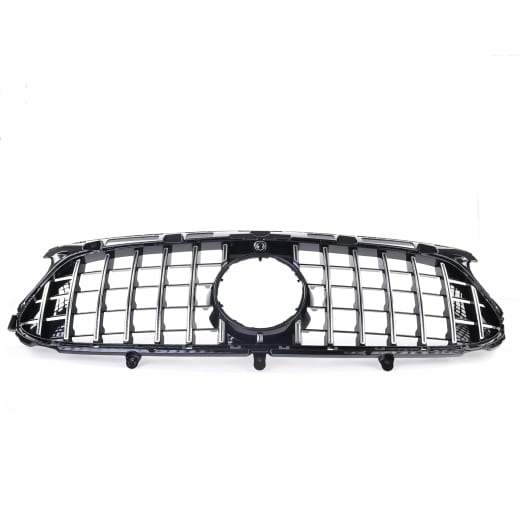 Griglia radiatore Panamericana GLA H247 facelift AMG-Line cromata nera CHROMETEC | H247-FL-PA-KG-AMG-C