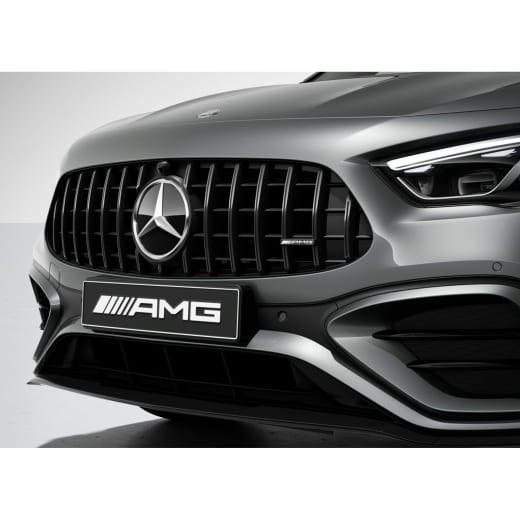 Griglia radiatore Panamericana GLA H247 restyling nera originale Mercedes-AMG | GLA-247-Pana-black-FL