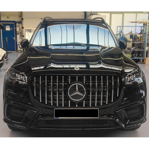 Griglia Panamericana GLS SUV X167 cromata nera CHROMETEC | X167-FL-PA-KG