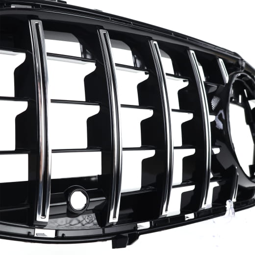 Calandre Panamericana CLA Coupé C118 chrome noir CHROMETEC | W118-PA-KG-C118