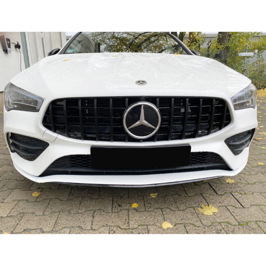 Calandre Panamericana CLA Coupé C118 chrome noir CHROMETEC | W118-PA-KG-S-C118