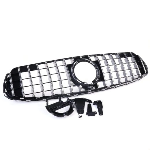 Calandre Panamericana GLC SUV X253 restylée chrome noir CHROMETEC | X253-FL-PA-KG-X253