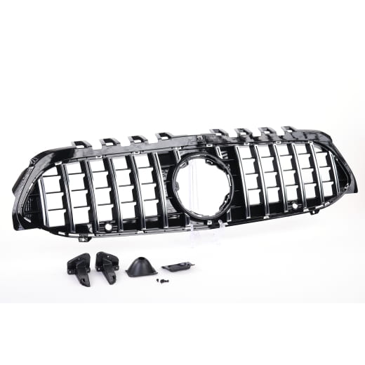Panamericana grille auto A-Klasse W177 chroom zwart CHROMETC | W177-PA-KG-K-W177