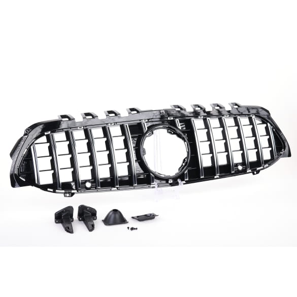 Panamericana grille auto A-Klasse W177 chroom zwart CHROMETC | W177-PA-KG-K-W177