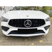 Panamericana grille auto CLA Shooting Brake X118 chroom zw t | W118-PA-KG-S-X118