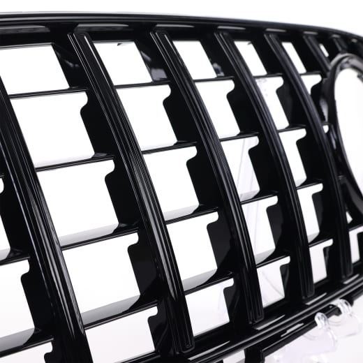 Panamericana grille auto GLC SUV X254 zwart hoogglans CHROMÉ | X254-PA-KG-AMG-S-X254
