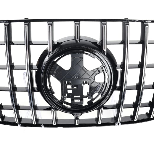 Panamericana grille auto GLS SUV X167 chroom zwart CHROMETEC | X167-FL-PA-KG