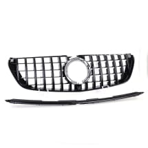 Panamericana grille auto V-Klasse W447 MoPf 1 zwart CHROMETC | V-447-PA-KG-FL-S-AMG