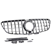 Panamericana grille auto V-Klasse W447 MoPf 1 chroom zwart   | V-447-PA-KG-FL