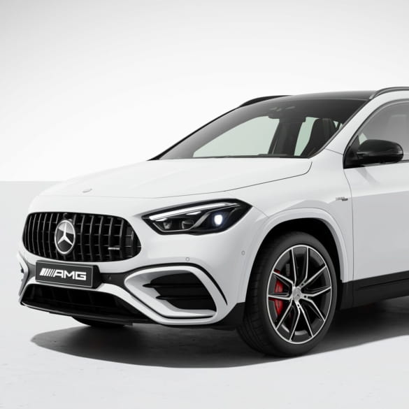 Panamericana grille auto GLA H247 facelift zwart origineel – | GLA-247-Pana-black-FL