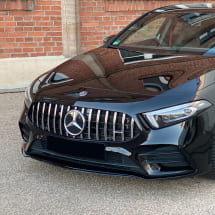 Panamericana Kühlergrill A-Klasse W177 chrom schwarz CHROMETEC | W177-PA-KG-K-W177