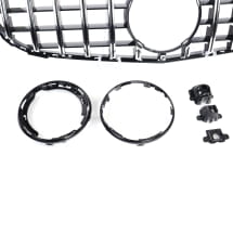 Panamericana Kühlergrill C-Klasse S205 chrom schwarz CHROMETEC | W205-PA-KG-S205