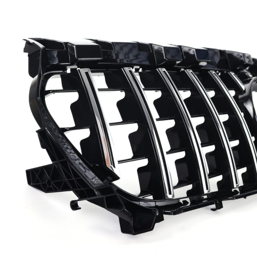 Panamericana Kühlergrill CLA Coupé C117 chrom schwarz CHROMETEC | W117-PA-KG-C117