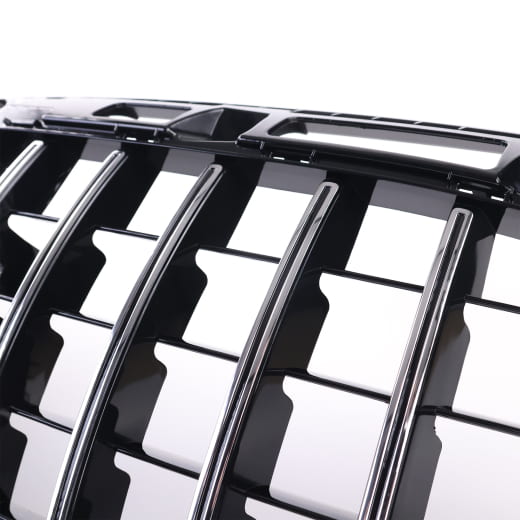 Panamericana Kühlergrill GLA H247 Facelift AMG-Line chrom schwarz CHROMETEC | H247-FL-PA-KG-AMG-C