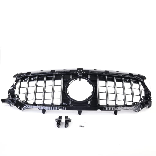 Panamericana Kühlergrill GLA H247 Facelift Progressive chrom schwarz CHROMETEC | H247-FL-PA-KG-SERIEC