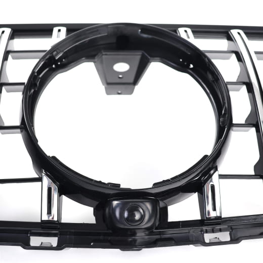 Panamericana Kühlergrill GLC Coupé C253 chrom schwarz hochglanz Vor-FL CHROMETEC | XC253-PA-KG-K-C253