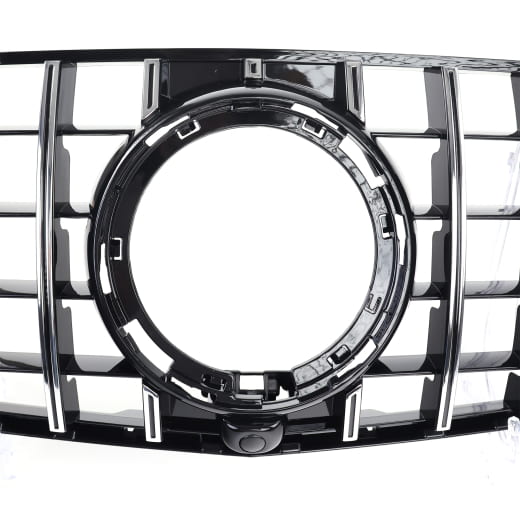 Panamericana Kühlergrill GLC SUV X253 chrom schwarz hochglanz Facelift Serie CHROMETEC | X253-FL-PA-KG-SF-X253