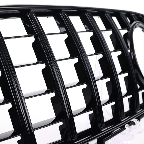 Panamericana Kühlergrill GLC SUV X254 schwarz hochglanz CHROMETEC | X254-PA-KG-AMG-S-X254
