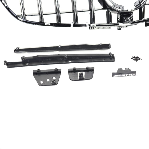 Panamericana Kühlergrill V-Klasse W447 MoPf 1 chrom schwarz CHROMETEC | V-447-PA-KG-FL