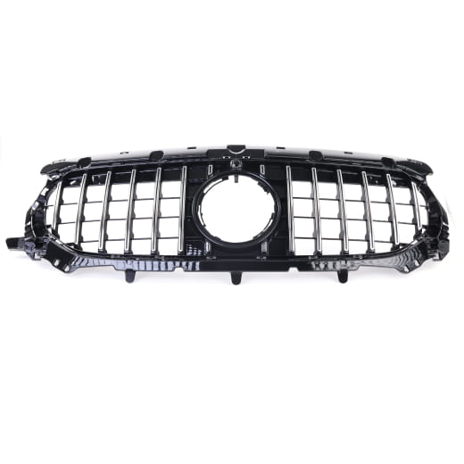 Parrilla Panamericana GLA H247 facelift Progressive cromado negro CHROMETEC | H247-FL-PA-KG-SERIEC
