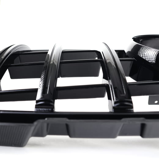 Parrilla Panamericana GLC Coupé C253 negro brillo intenso pre-FL CHROMETEC | XC253-PA-KG-K-S-C253